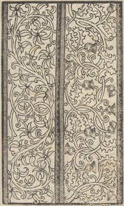 Esemplario di lavori, página 3 verso, agosto de 1529 de Nicolò Zoppino