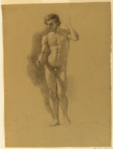 Estudio de un desnudo masculino de Nicola Consoni