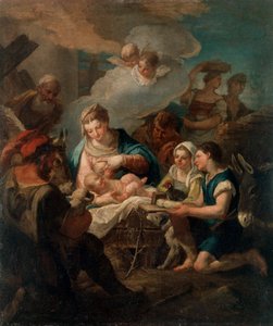 La Adoración del Niño Jesús de Nicola Grassi