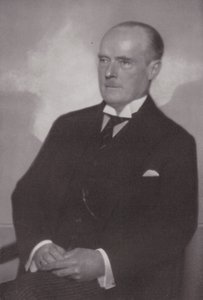 Gustav Krupp von Bohlen und Halbach, funcionario y empresario alemán (foto b/n) de Nicola Perscheid