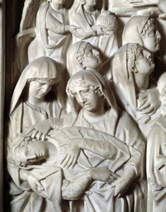 La Crucifixión (detalle) de Nicola Pisano