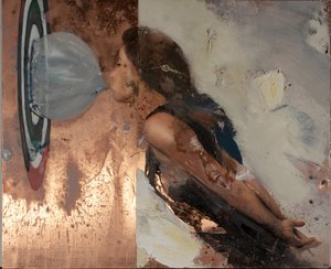 Bubble IV, 2020 (óleo sobre cobre)