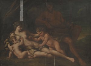 Adán y Eva con Caín y Abel