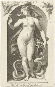 Ceres (título sobre objeto) Dioses antiguos (título de la serie) de Nicolaas Braeu