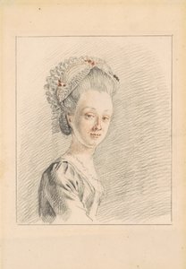 Una dama con gorro dormeuse de Nicolaas Muys