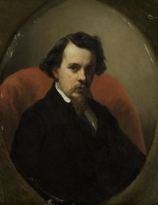 Retrato de Charles Henri Joseph Leicker, pintor de Nicolaas Pieneman (signed by artist)