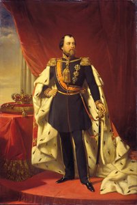 Guillermo III 1817-1890, Rey de los Países Bajos, 1856 de Nicolaas Pieneman