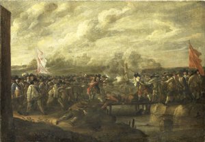 Escaramuza de infantería en la Guerra de los Ochenta Años de Nicolaas van Eyck (II) (attributed to)