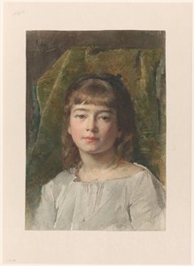 Retrato de una chica desconocida de Nicolaas van der Waay