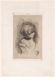 Retrato de una mujer desconocida de Nicolaas van der Waay