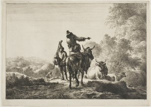 El gaitero de Nicolaes Berchem