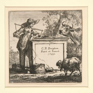 El Conjunto de las Vacas, con la Lechera de Nicolaes Berchem
