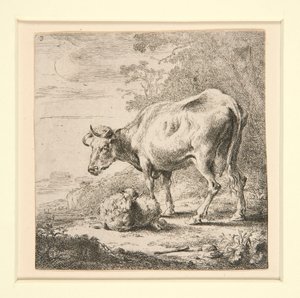 El Conjunto de las Vacas, con la Lechera