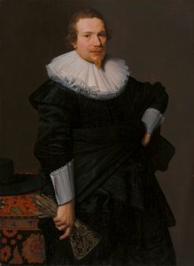 Retrato de un hombre de 24 años de Nicolaes Eliasz. Pickenoy