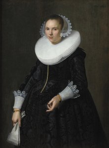 Retrato de una dama de Nicolaes Eliasz. Pickenoy
