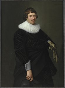 Retrato de un hombre de Nicolaes Eliasz. Pickenoy