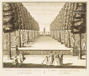 Teatro natural de árboles y setos