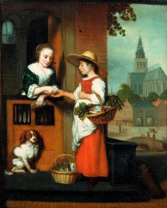La vendedora de verduras de Nicolaes Maes