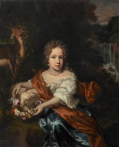 Holandés: Retrato de una chica desconocida Retrato de una chica desconocida de Nicolaes Maes