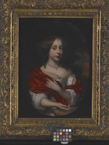 Retrato de una joven (óleo sobre lienzo) de Nicolaes Maes