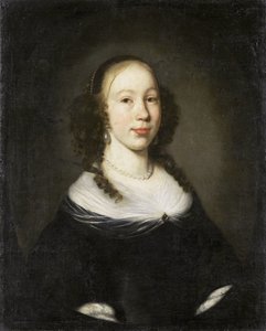 Retrato de una mujer joven de Nicolaes Maes