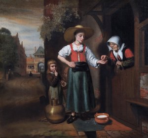 La lechera de Nicolaes Maes