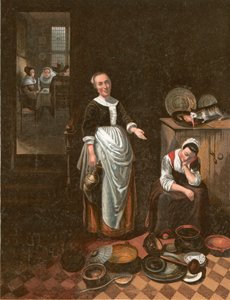 La sirvienta ociosa de Nicolaes Maes