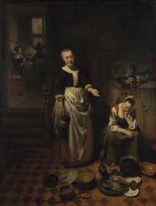 La sirvienta ociosa de Nicolaes Maes