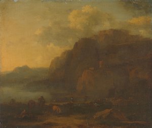 Paisaje italiano de Nicolaes Pietersz Berchem