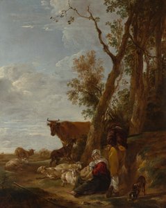 Descanso de Nicolaes Pietersz. Berchem
