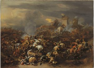 La batalla entre Alejandro y Porus
