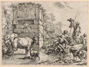 El abrevadero de Nicolaes Pietersz. Berchem