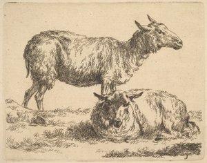 de La Serie de Ovejas de Nicolaes Pietersz. Berchem