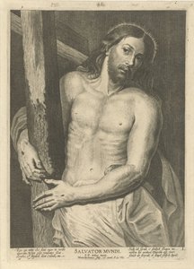 Cristo con la cruz Cristo y los trece apóstoles (título de la serie) de Nicolaes Ryckmans