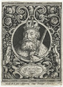 Carlos el Grande, Rey de los Francos, 1594 de Nicolaes de Bruyn