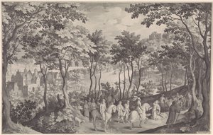 David en Abigaïl de Nicolaes de Bruyn
