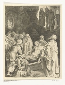 Entierro de Cristo
La Pasión (título de la serie) de Nicolaes de Bruyn