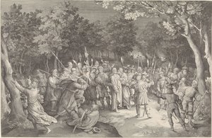Beso de Judas y Arresto de Cristo