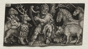 Orfeo Encantando a los Animales de Nicolaes de Bruyn