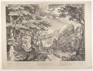 Los discípulos de Emaús de Nicolaes de Bruyn