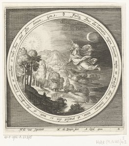 Cuarto día de la creación: Dios crea el sol, la luna y las estrellas Desde la creación hasta la expulsión del paraíso (título de la serie)
