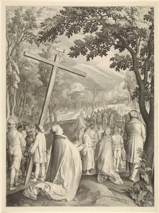 Paño de sudor de Veronica Pasión de Cristo (título de la serie) de Nicolaes de Bruyn