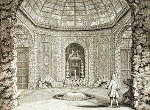 Vista de una gruta, finales del siglo XVII de Nicolaes the Elder Visscher
