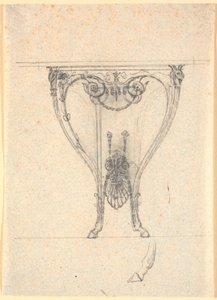 Una consola con patas curvas de Nicolai Abildgaard