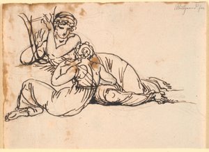 Safo y la mitileneana de Nicolai Abildgaard