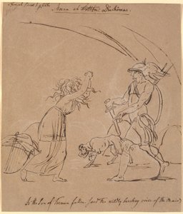 Escena de Ossian; Morna y Duchomar