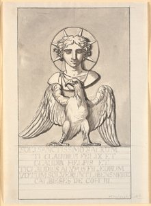 Imagen del dios sol sobre un águila de Nicolai Abildgaard