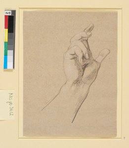 Estudio de una mano de Nicolai Abildgaard
