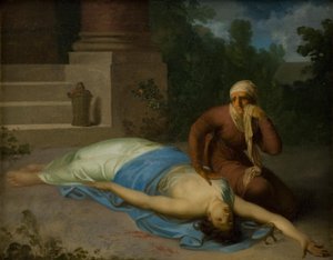 La muerte de Mesalina y su madre de Nicolai Abildgaard