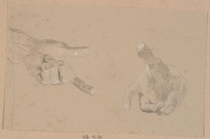 Dos Estudios de una Mano de Nicolai Abildgaard